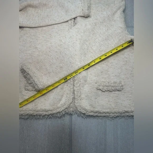 New With Tags J. Crew Women's Textured Cream Cardigan, XL - Picture 12 of 13